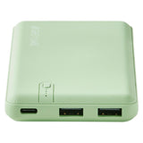 GreyLime Ocean 12W 10.000 mAh - PowerBank m. 2x USB-A - Grøn