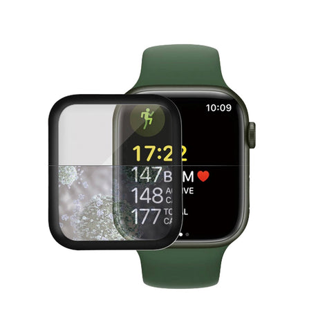 PanzerGlass Apple Watch 8/7 (41mm) Hærdet Glas Skærmbeskyttelse - Sort Kant