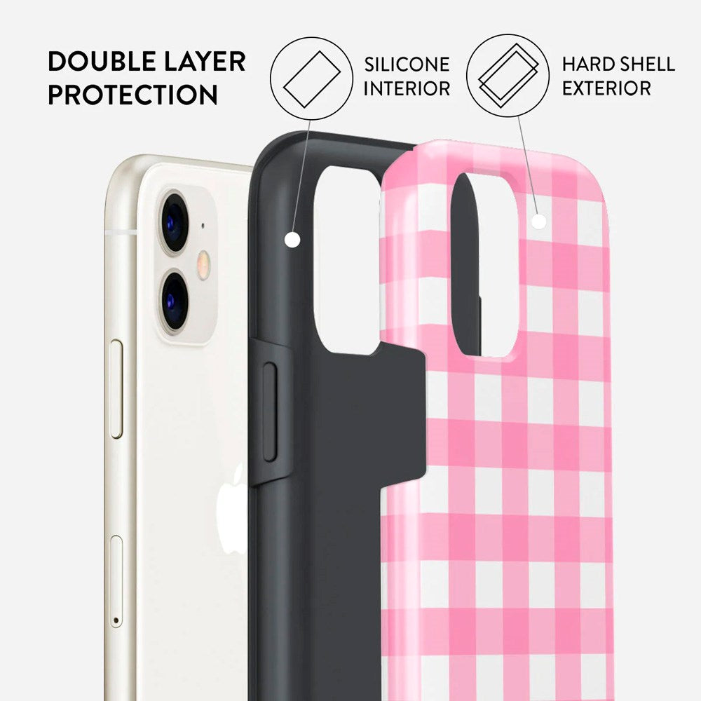 iPhone 11 Burga Tough Fashion Cover - Think Pink