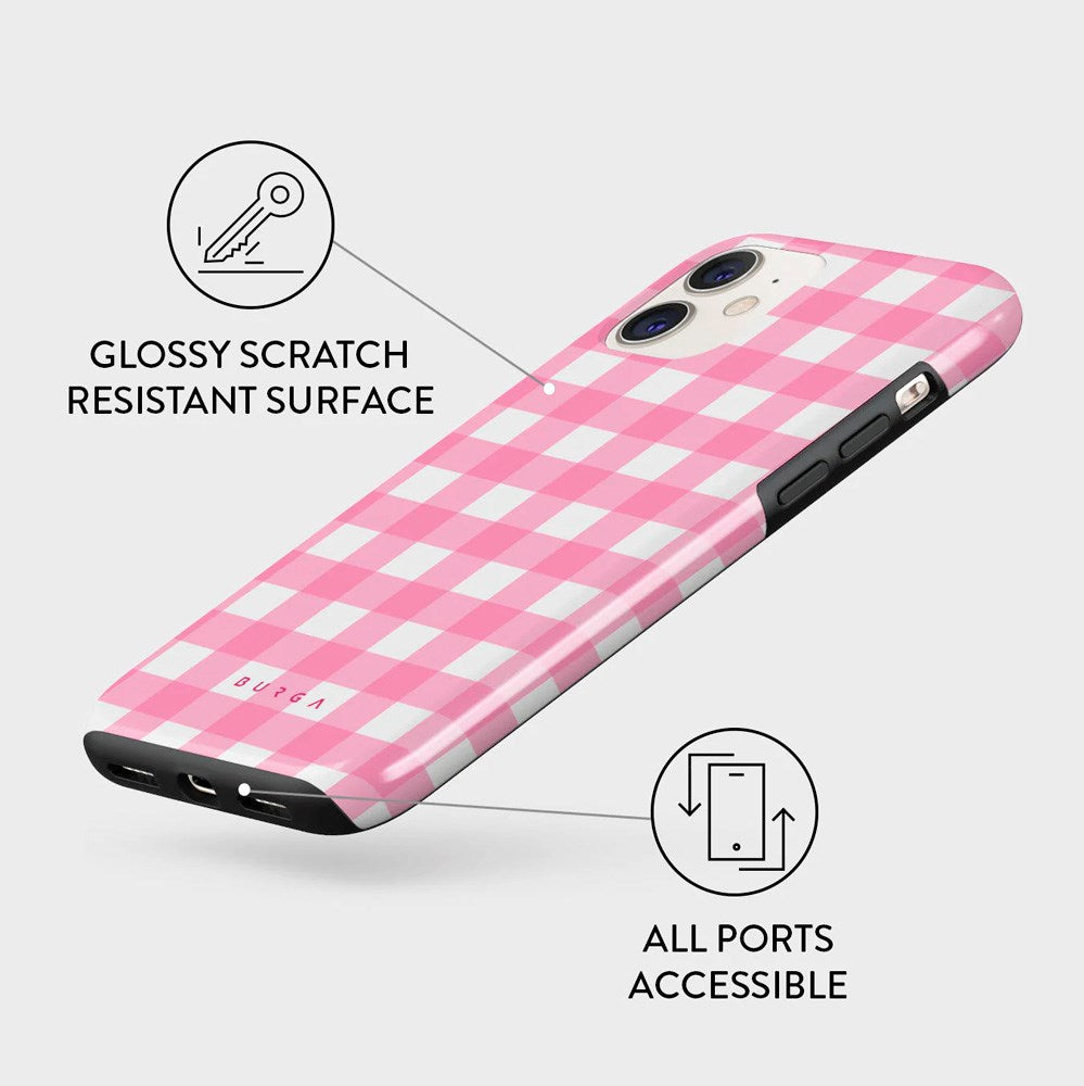 iPhone 11 Burga Tough Fashion Cover - Think Pink