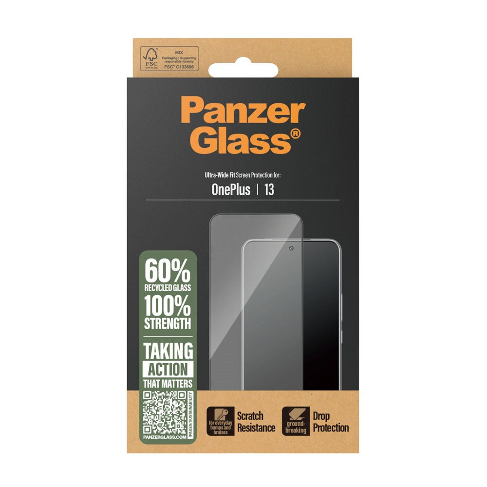 PanzerGlass® OnePlus 13 Ultra-Wide Skærmbeskyttelse - Gennemsigtig