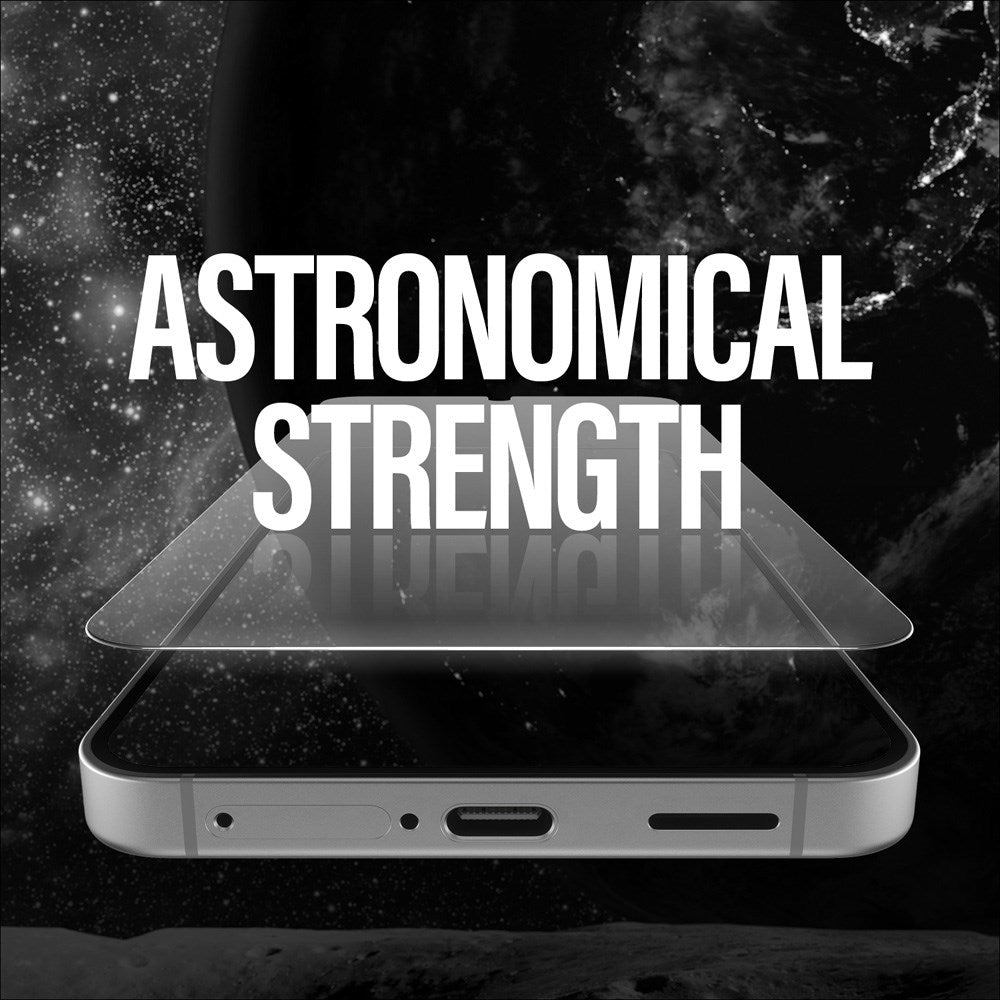 PanzerGlass - Samsung Galaxy S25 - Ultra-Wide Fit Ceramic Skærmbeskyttelsesglas - Gennemsigtig