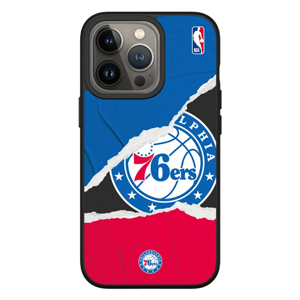 RhinoShield iPhone 13 Pro SolidSuit Håndværker NBA Cover m. Philadelphia 76ers - Sweat and Tears