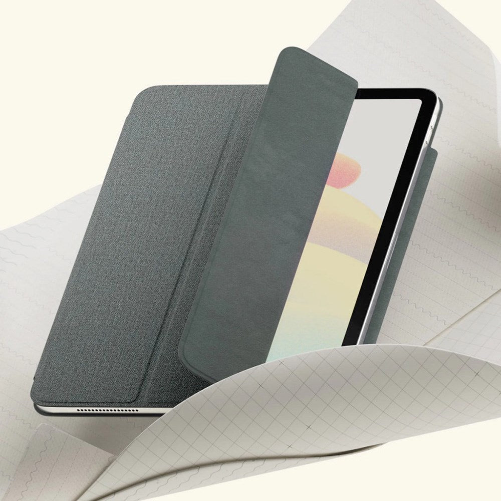 iPad Air (2022 / 2020) / Pro 11 (2022 / 2021 / 2020 / 2018) Paperlike+ Folio Bundle m. Flipcover, Skærmbeskyttelse & Touchpen Greb - Sort / Gennemsigtig