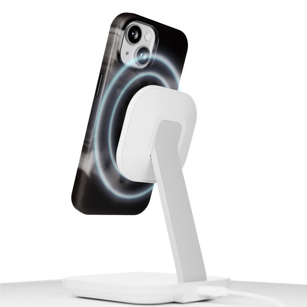 iPhone 15 - Puro AQUA Fleksibelt Plastik Cover - MagSafe Kompatibel - Sort