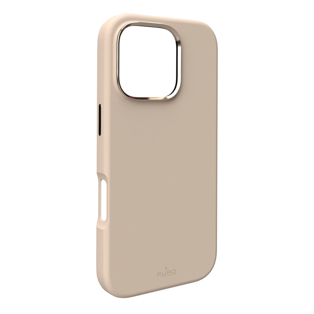 PURO ICON MAG PRO - Silikone Cover - MagSafe Kompatibel - iPhone 16 Pro Max - Beige