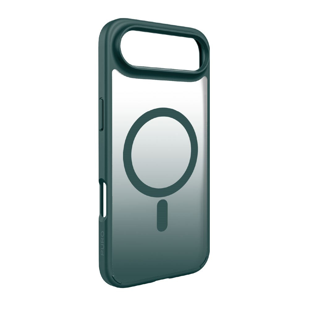 PURO iPhone Air GRADIENT Case - MagSafe Kompatibel - Gennemsigtig / Grøn