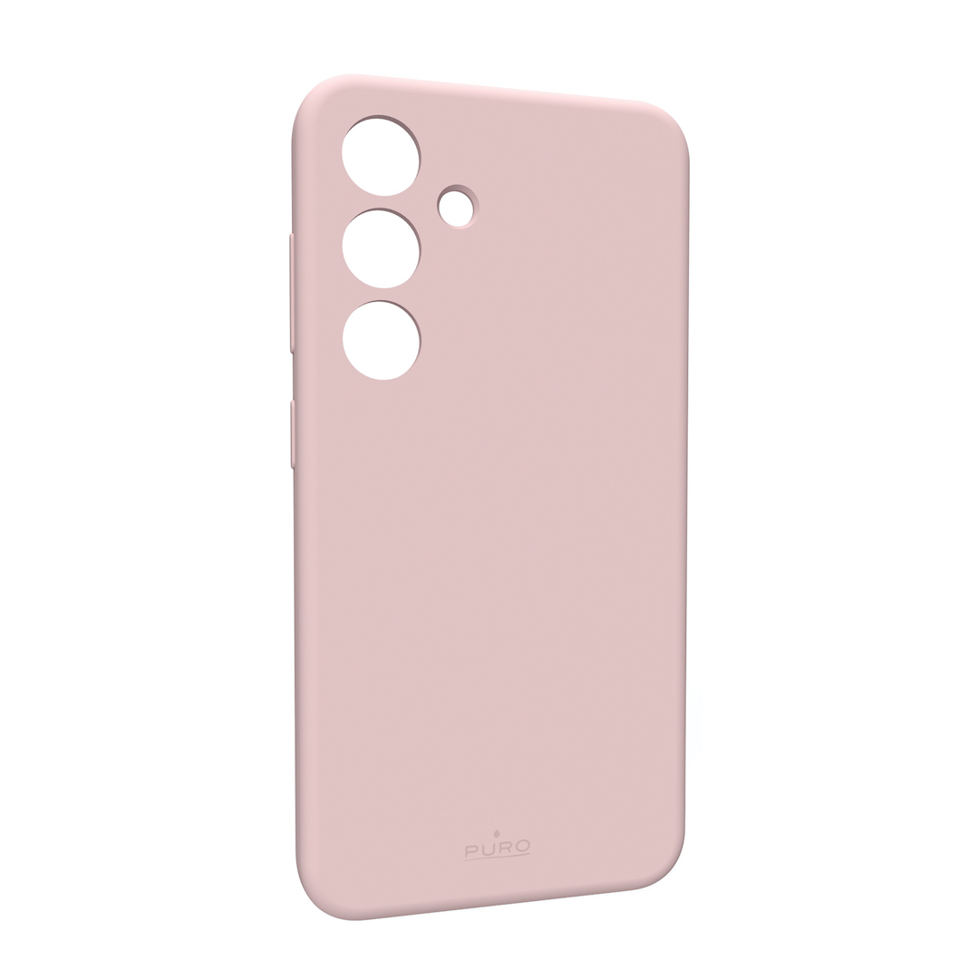 Puro Silikone Bumper "ICON" til Samsung Galaxy S24 - Lyserød
