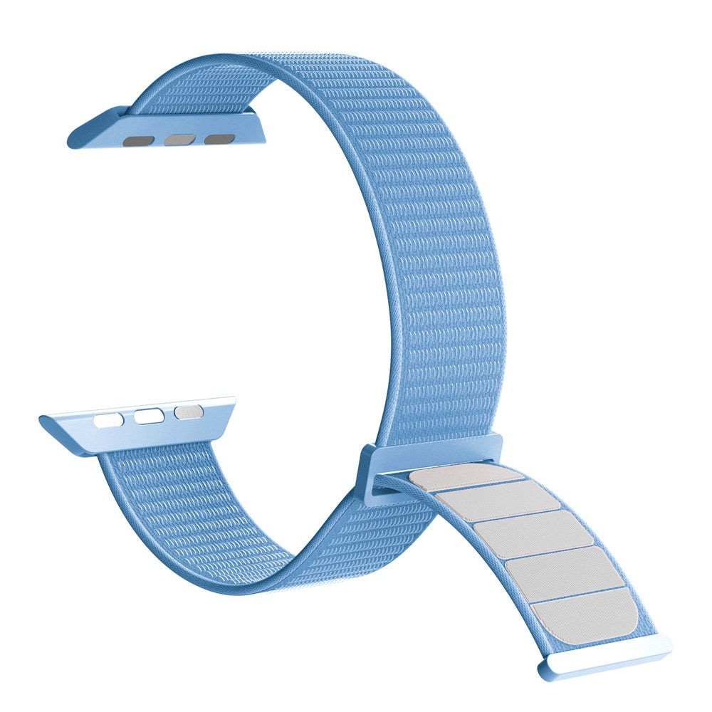 Apple Watch (42/44/SE/45/46/49mm) - PURO SPORT - Nylon Rem - Blå