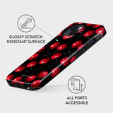 iPhone 15 Burga Tough Fashion Cover - Cherrybomb