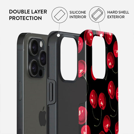 iPhone 15 Pro Burga Tough Fashion Cover - Cherrybomb