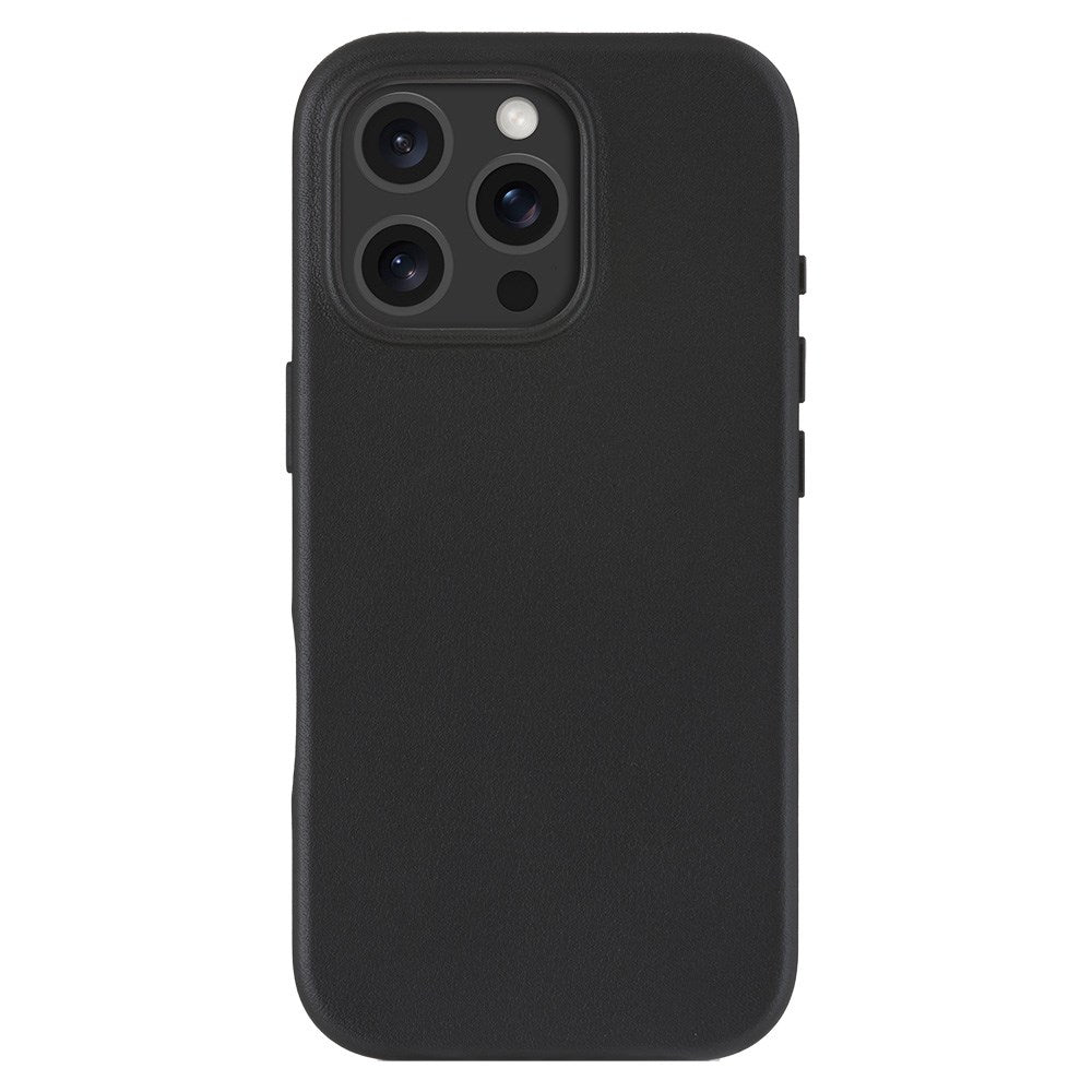 iPhone 16 Pro Dbramante1928 Roskilde Cover - 100% Ægte Læder - MagSafe Kompatibel - Sort