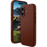 iPhone 16 Plus Dbramante1928 Roskilde Cover - 100% Genbrugsplast - MagSafe Kompatibel - Dark Tan