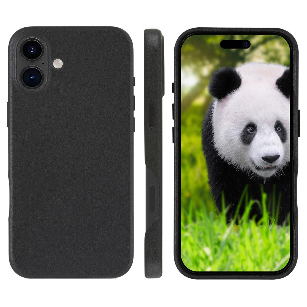 iPhone 16 Plus Dbramante1928 Roskilde Cover - 100% Ægte Læder - MagSafe Kompatibel - Sort