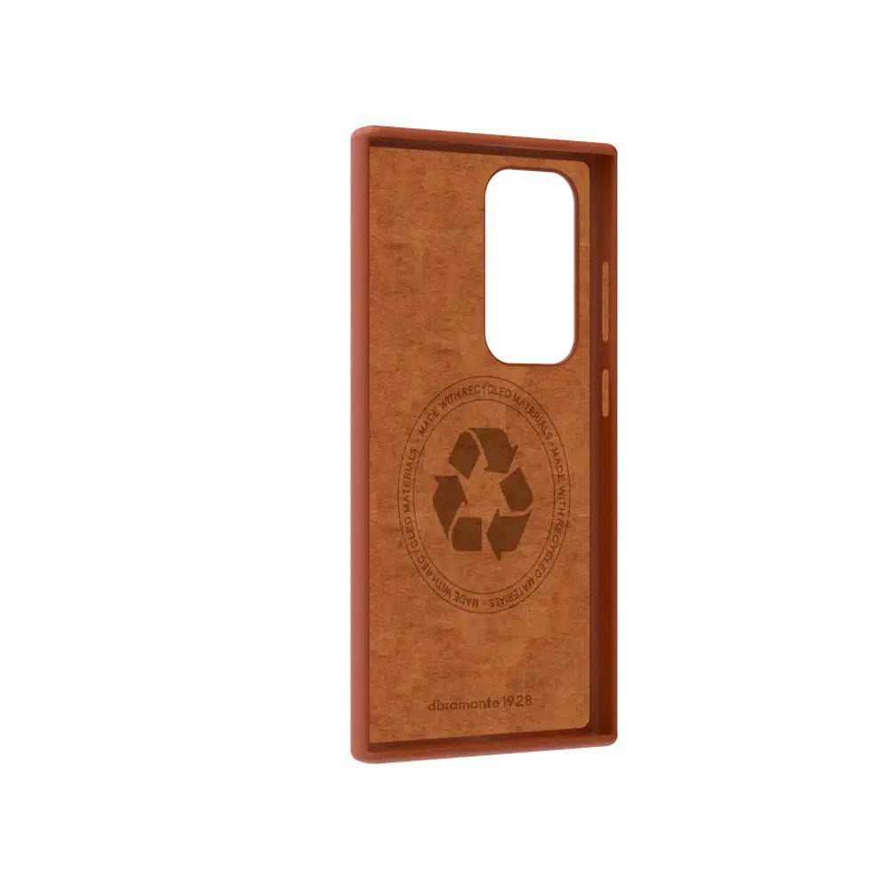 dbramante1928 - Samsung Galaxy S24 Ultra Roskilde Ægte Læder Mobil Cover - Tan