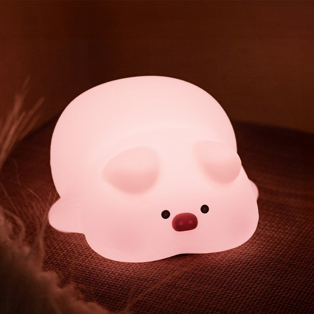 Silikone Natlampe LED fra Forever Light - Sleepy Pig