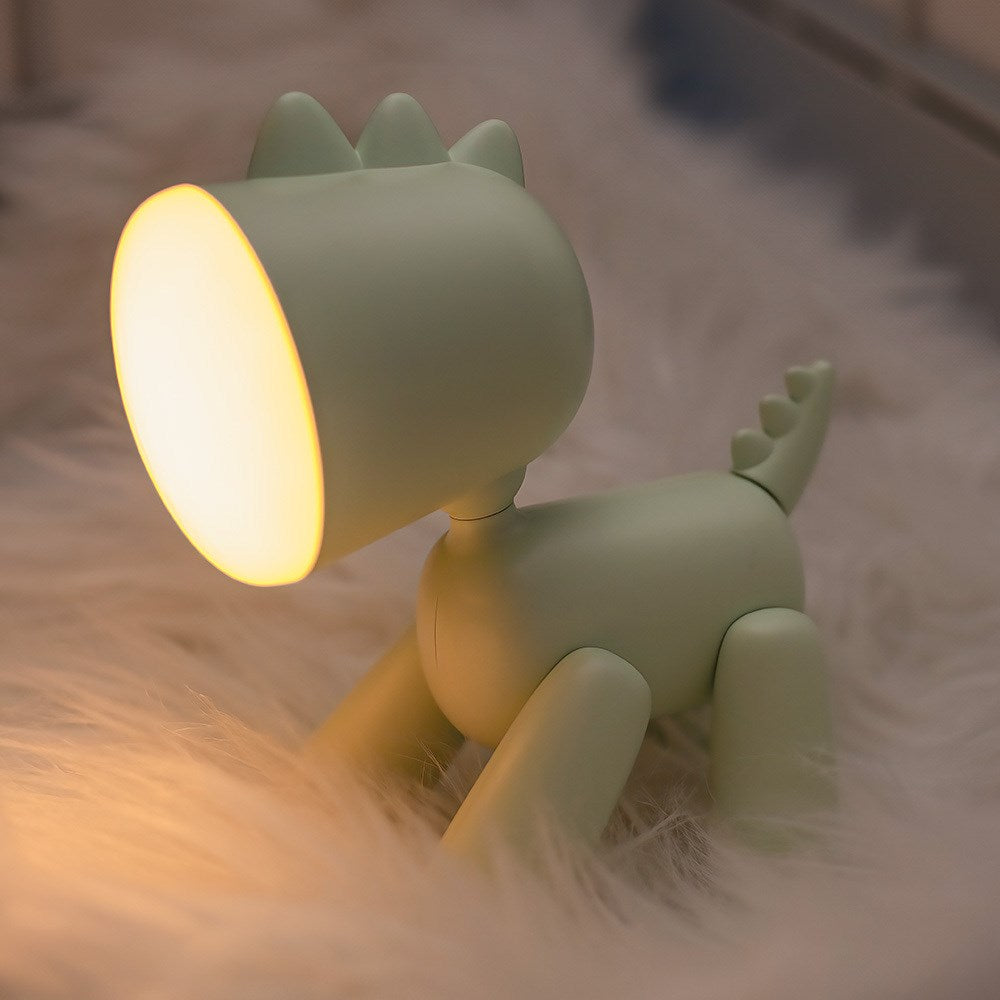 Silikone Natlampe LED fra Forever Light - Dinosaur