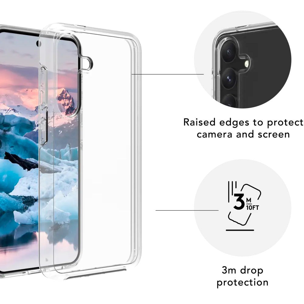 dbramante1928 Samsung Galaxy S24 Ultra Iceland Pro Case - 100% Genbrugsplast - Gennemsigtig