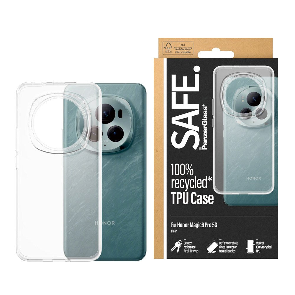 Safe By PanzerGlass® Honor Magic6 Pro TPU Case - Gennemsigtig