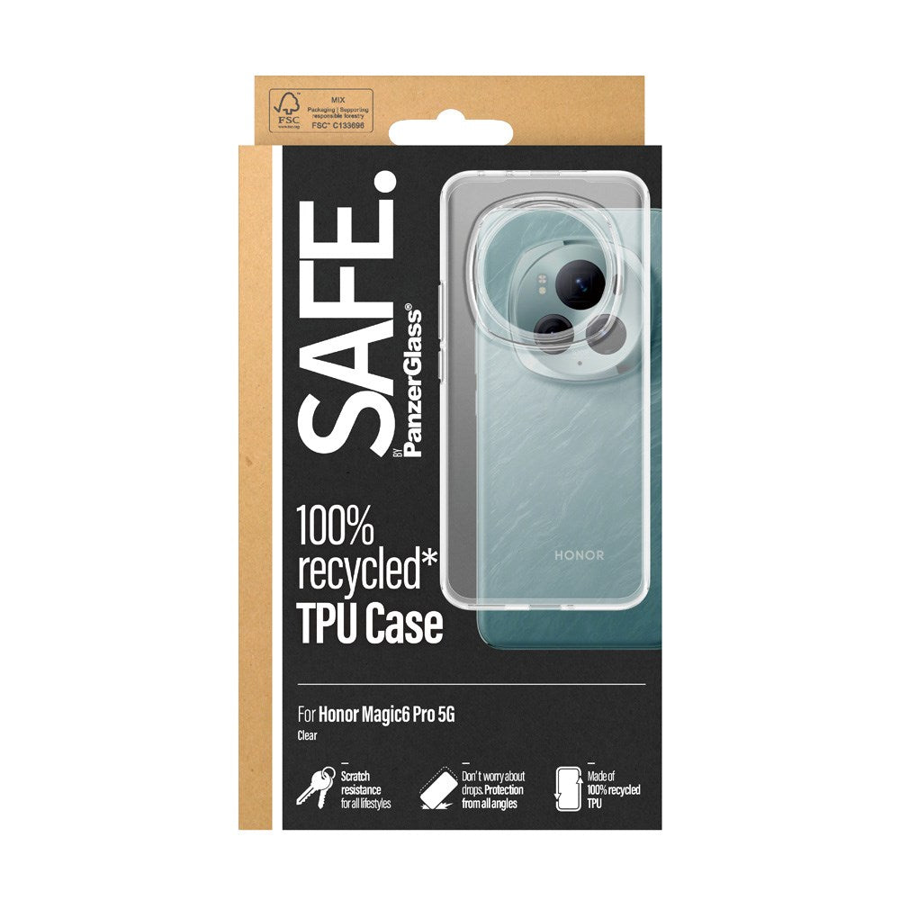 Safe By PanzerGlass® Honor Magic6 Pro TPU Case - Gennemsigtig