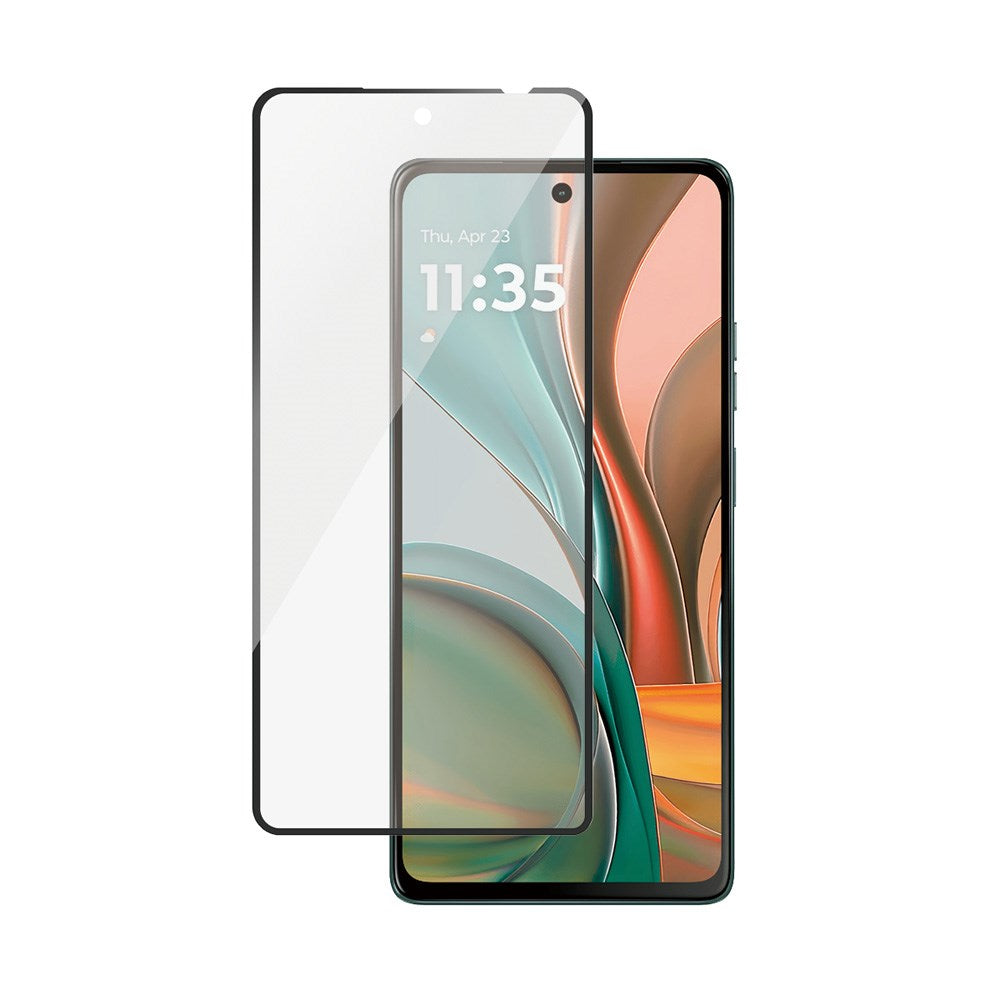 SAFE by PanzerGlass - Ultra-Wide Fit - Skærmbeskyttelsesglas - Motorola Moto G75 (5G) - Gennemsigtig / Sort Kant