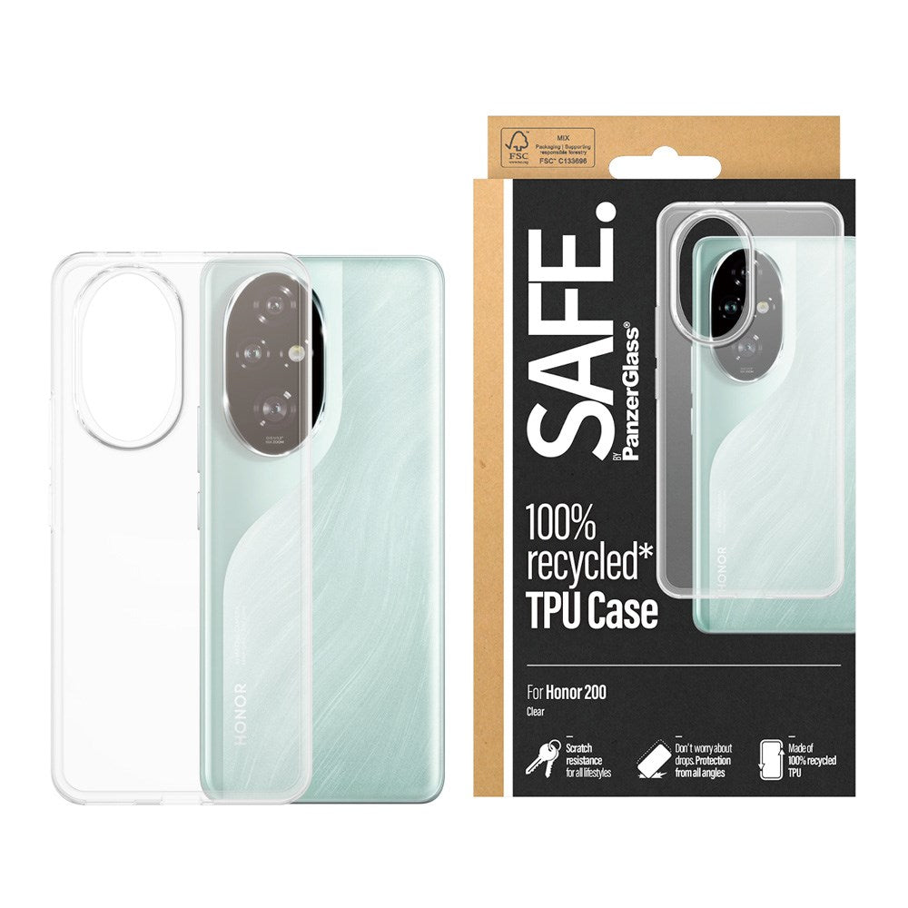 Safe By PanzerGlass® Honor 200 TPU Case - Gennemsigtig