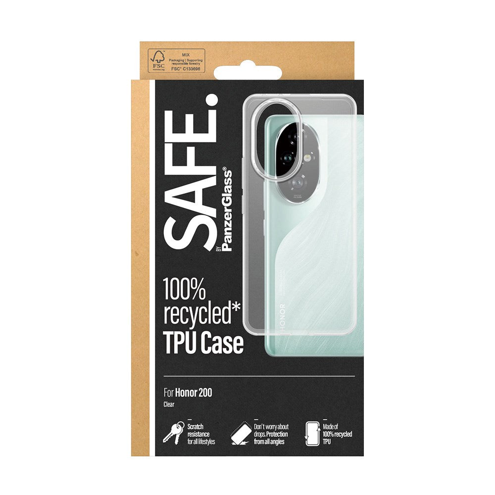 Safe By PanzerGlass® Honor 200 TPU Case - Gennemsigtig
