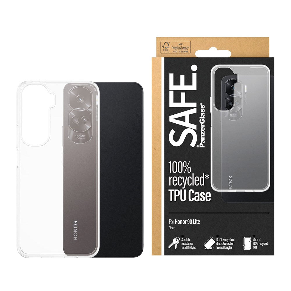 Safe By PanzerGlass® Honor 90 Lite TPU Case - Gennemsigtig