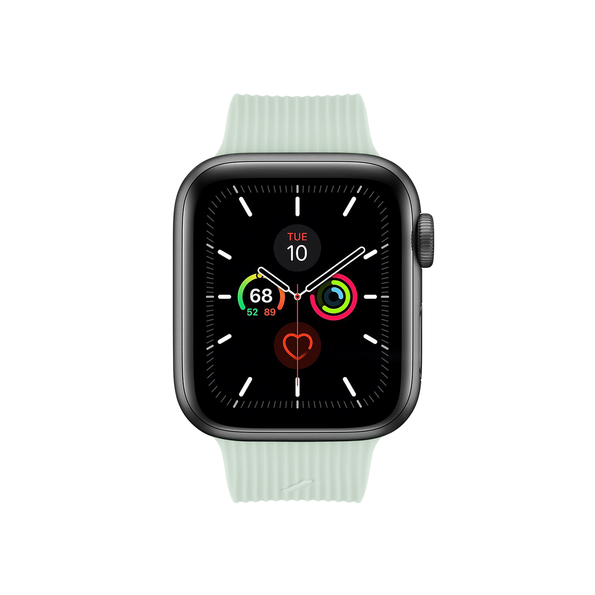 Apple Watch (38/40/SE/41/42mm) Native Union Curve Strap Silikone Rem - Grøn