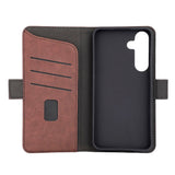 Samsung Galaxy S24+ (Plus) GEAR Læder Flip Cover m. Pung - Brun