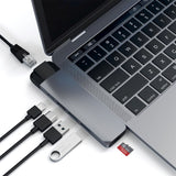 Satechi USB-C 4K HDMI Hub m. Ethernet - Space Grey