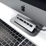 Satechi USB-C Multiport Adapter 5-in-1 - USB Hub & Kortlæser - Space Grey