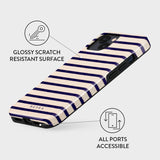 iPhone 15 Burga Tough Fashion Cover - Old Money