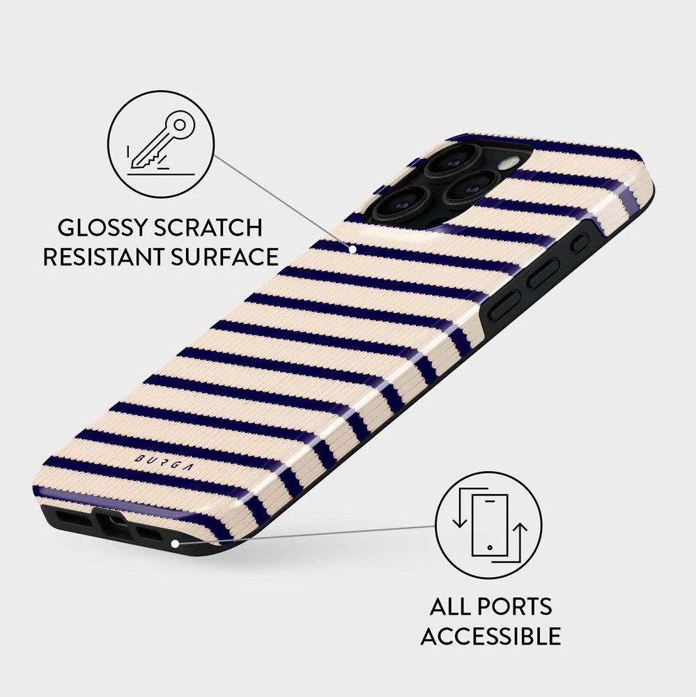 iPhone 15 Pro Burga Tough Fashion Cover - Old Money