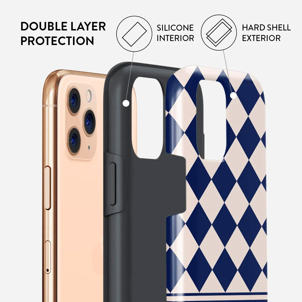 iPhone 11 Pro Burga Tough Fashion Cover - Check & Mate