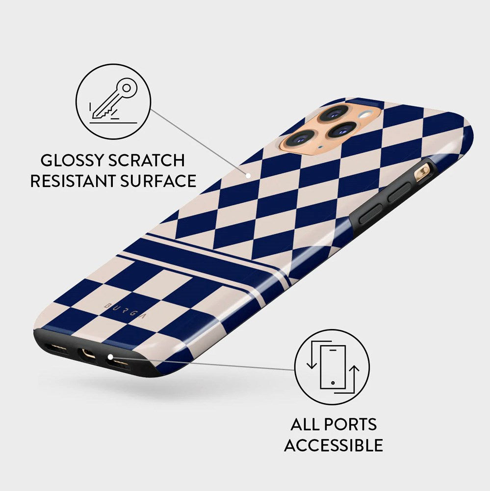 iPhone 11 Pro Burga Tough Fashion Cover - Check & Mate
