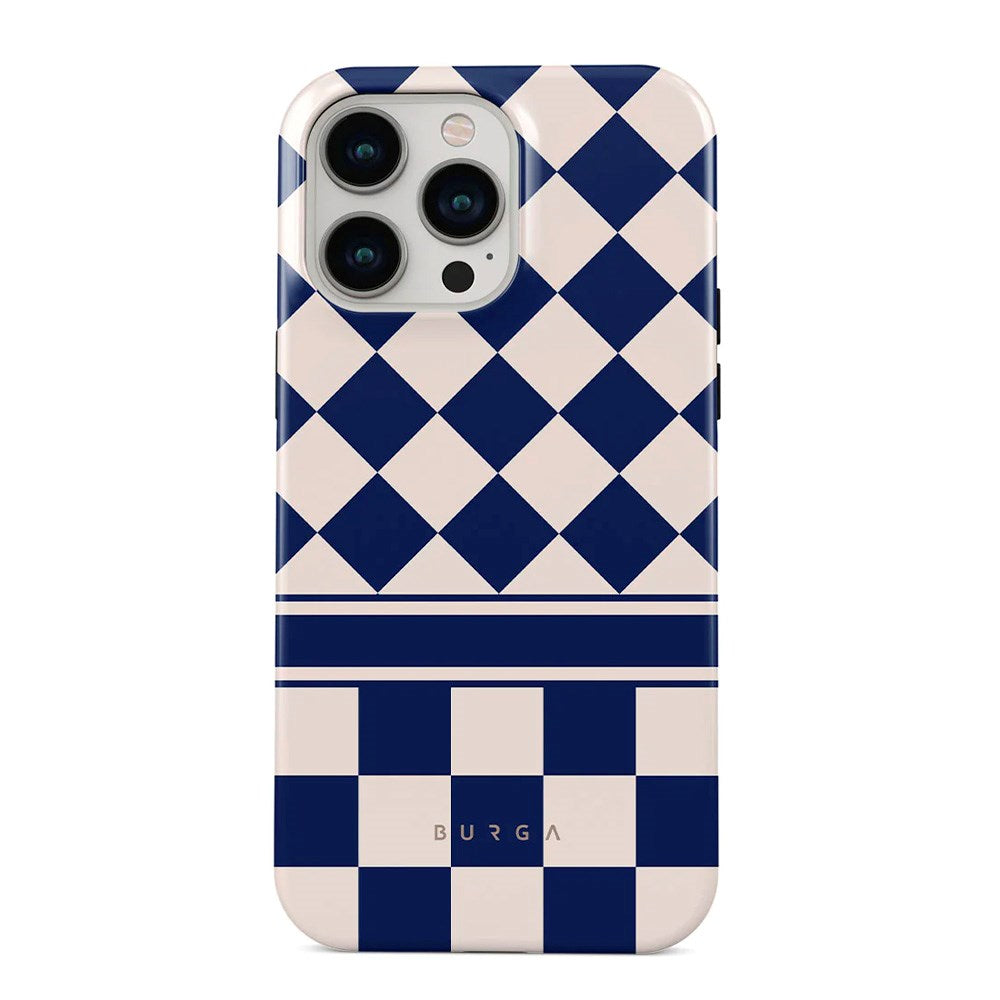 iPhone 14 Pro Burga Tough Fashion Cover - Check & Mate