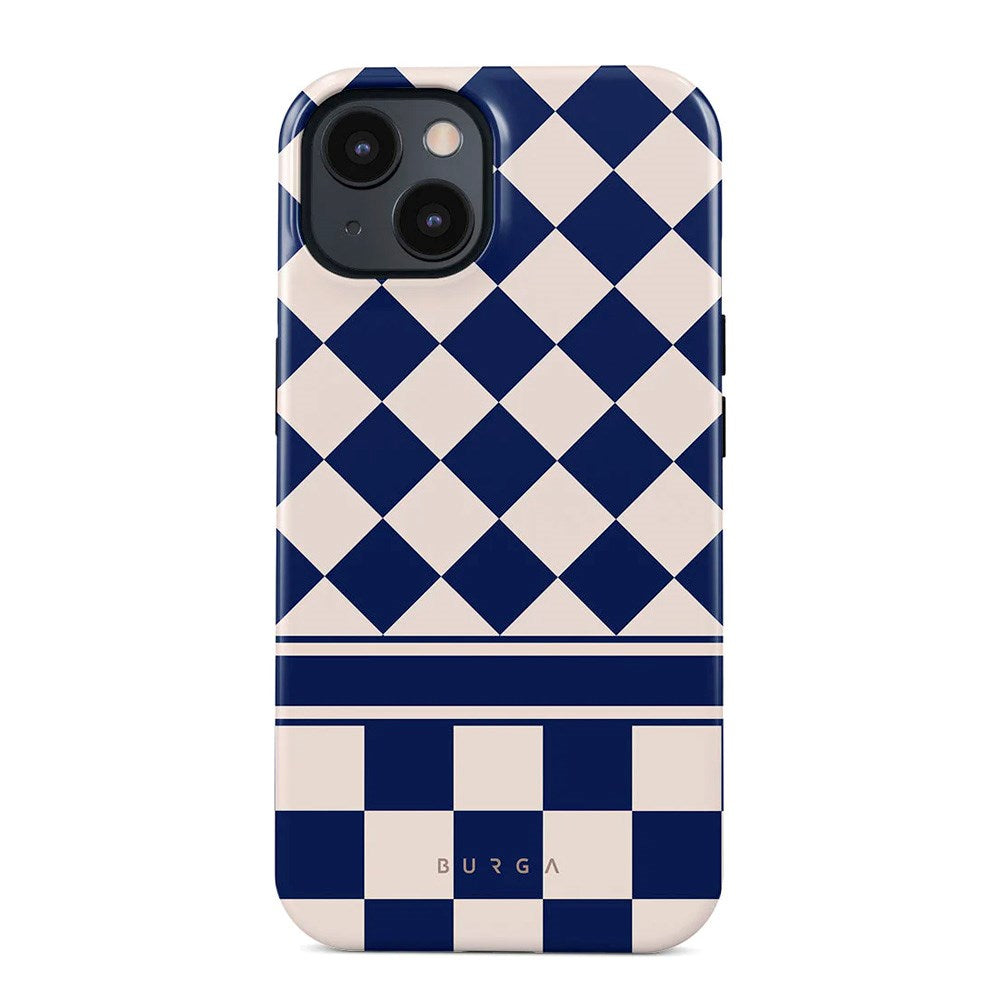 iPhone 15 Burga Tough Fashion Cover - Check & Mate