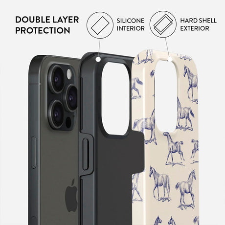 iPhone 15 Pro Burga Tough Fashion Cover - Derby Race