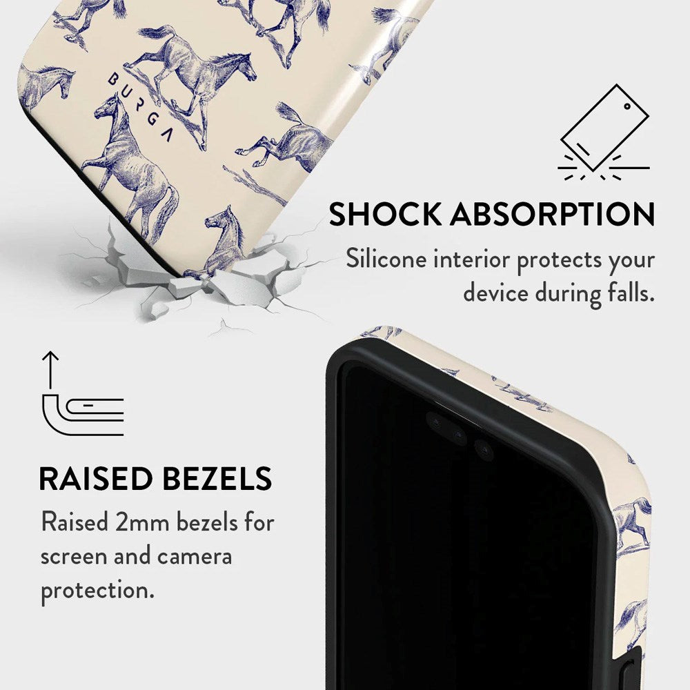 iPhone 15 Pro Burga Tough Fashion Cover - Derby Race