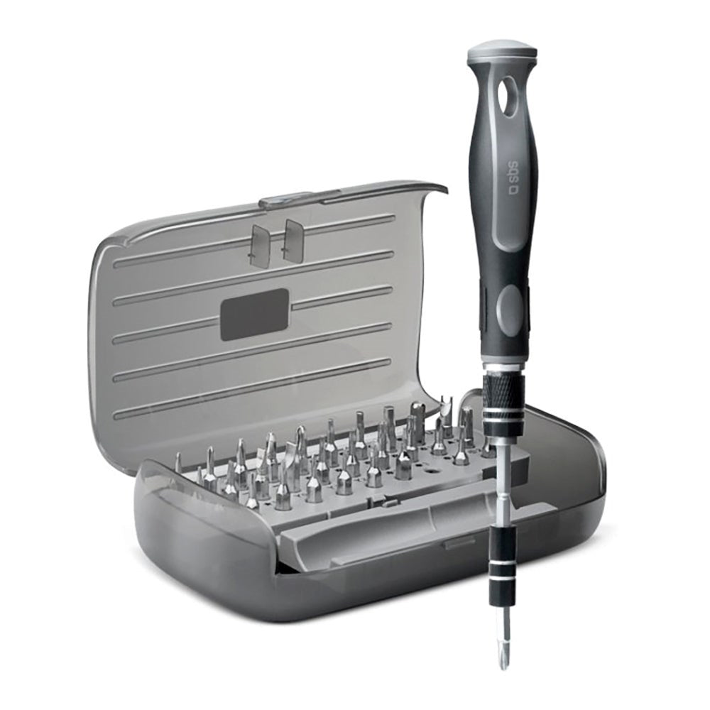 SBS 30-i-1 Skrutrækkersæt til Reperation - Grå