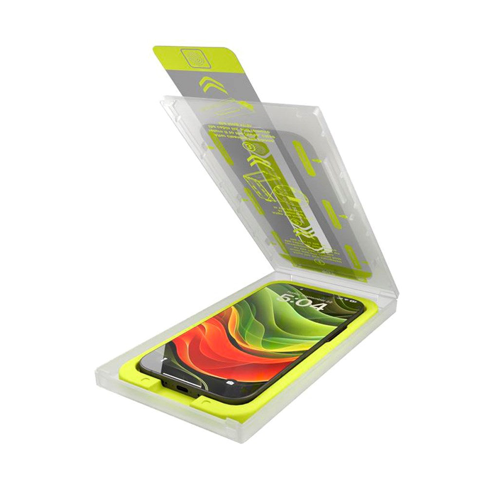 Skærmbeskyttelse i Hærdet Glas med Sort Kant fra Mobile Origin - 2 stk. - iPhone 16