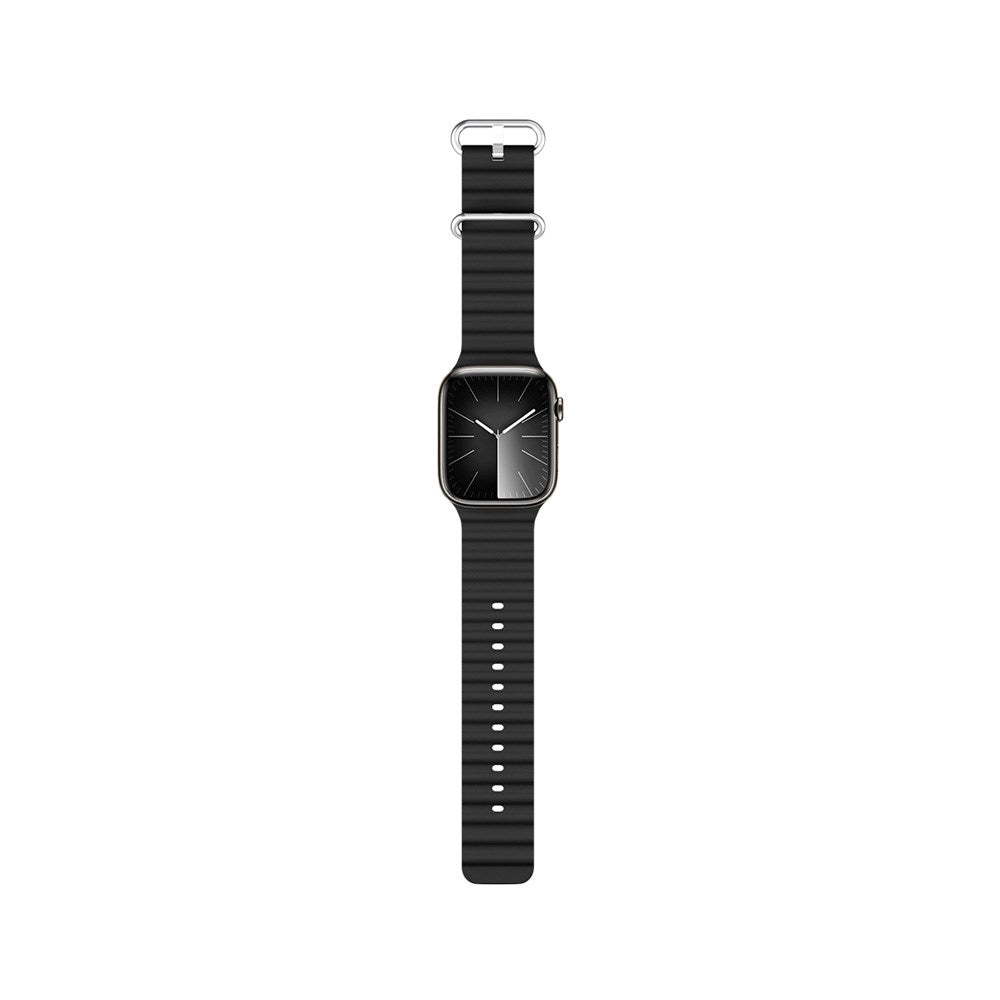 Epico Apple Watch (42/44/SE/45/46/49mm) Ocean Silikone Urrem - Sort