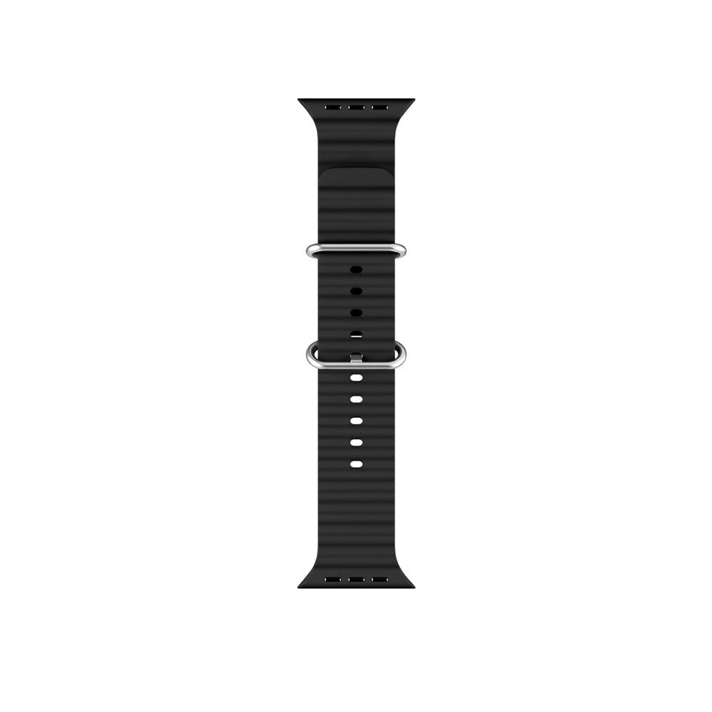 Epico Apple Watch (42/44/SE/45/46/49mm) Ocean Silikone Urrem - Sort