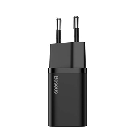 Baseus Super Si 25W Vægoplader med USB-C Quick Charge - Sort