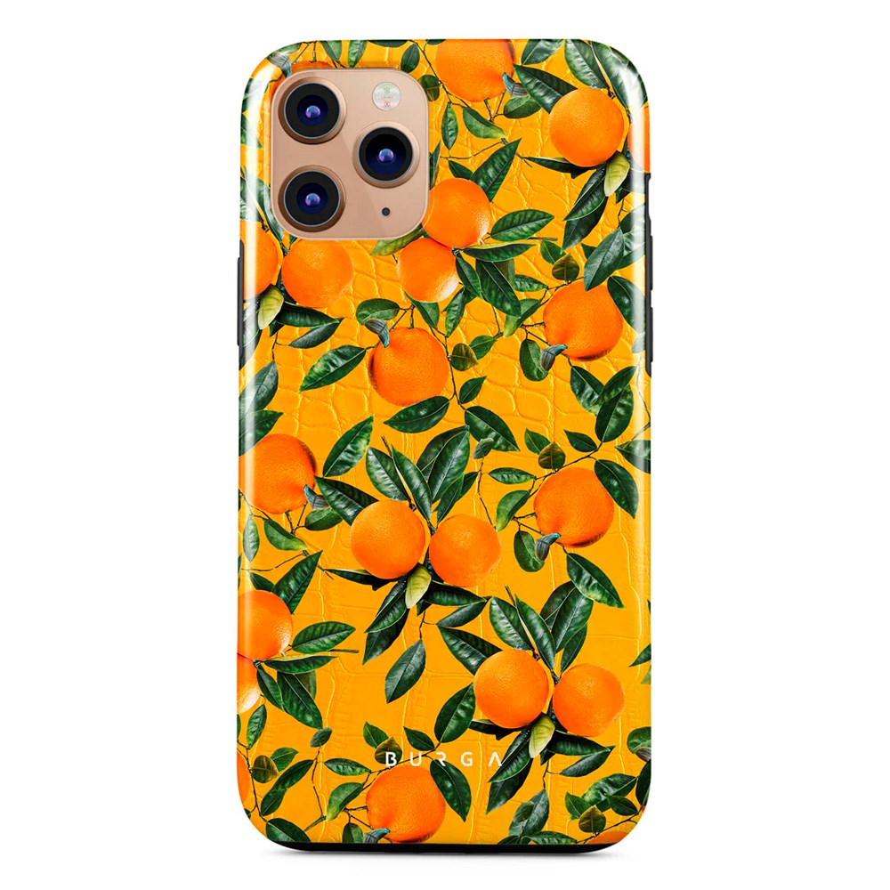 iPhone 11 Pro Burga Tough Fashion Cover - Orange Lemonade
