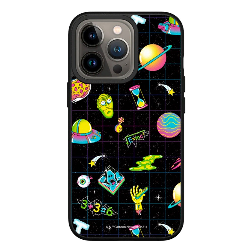 RhinoShield iPhone 13 Pro SolidSuit Håndværker Cover m. Rick and Morty - Space Pattern