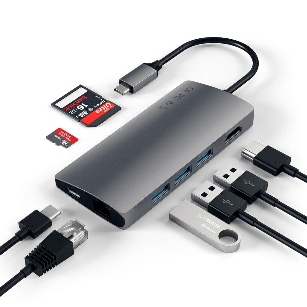 Satechi USB-C 4k Multiport Adapter - Space Grey