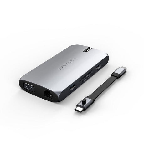 Satechi Multiadapter USB-C - Sølv