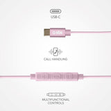 SBS Studio Mix 65 Høretelefon In-Ear m. USB-C - Pink